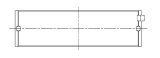 ACL Nissan VG30DETT 3.0L-V6 0.025 Oversized High Performance Main Bearing Set thumbnail 8