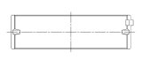ACL Mitsubishi 6G72, 6G72T, 6G73 Main Bearings Standard Size thumbnail 3
