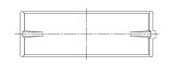 ACL Honda B17A1/B18A1/B18B1/B18C1/B18C5 VTEC/K20A3/K20A2/K24A STD Size High Perf. Main Bearing Set thumbnail 5
