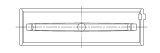 ACL Subaru EJ20/EJ22/EJ25 (For Thrust in #5 Position) Standard Size High Performance Main Bearing Se thumbnail 4