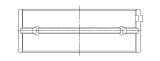 ACL Mitsubishi 4G93 1834CC Standard Size High Performance Main Bearing Set thumbnail 3