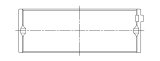 ACL Mitsubishi 4G93 1834CC Standard Size High Performance Main Bearing Set thumbnail 4