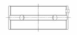 ACL Suzuki Hayabusa - 4 Cylinder Standard Size High Performance Main Bearing Set thumbnail 2