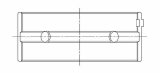 ACL Suzuki Hayabusa - 4 Cylinder Standard Size High Performance Main Bearing Set thumbnail 5