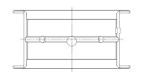 ACL Chevrolet V8 396/402/427/454 Race Series Standard Size 0.080in Narrowed Main Bearing Set thumbnail 2