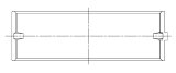 ACL Chevrolet V8 396/402/427/454 Race Series Standard Size 0.080in Narrowed Main Bearing Set thumbnail 4