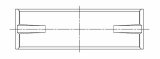 ACL Toyota 1UR-FE/2UR/3UR-FE Standard Size High Performance Main Bearing Set w/.001 Oil Clearance thumbnail 2