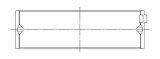 ACL Toyota/Lexus 2JZGE/2JZGTE 3.0L 0.025 Oversized High Performance Main Bearing Set - CT-1 Coated thumbnail 6