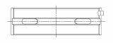 ACL Toyota/Lexus 2JZGE/2JZGTE 3.0L 0.25 Oversized High Performance Main Bearing Set - CT-1 Coated thumbnail 5