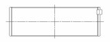 ACL Chevy 262/267/302/305/307/327/350 Race Series Std Size 18mm Wide Rod Bearing Set - CT-1 Coated thumbnail 2