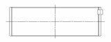 ACL Chevy 262/267/302/305/307/327/350 Race Series Std Size 18mm Wide Rod Bearing Set - CT-1 Coated thumbnail 5