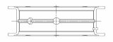 ACL Chevrolet V8 4.8/5.3/5.7/6.0L Race Series Engine Crankshaft Main Bearing Set thumbnail 4