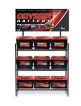 Odyssey Battery 18-Battery Display Rack (3 Wide x 3 High x 2 Deep) thumbnail 1
