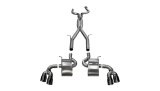 Corsa 2016-24 Chevy Camaro SS 6.2L Xtreme+ 2.75in Cat-Back Dual Rear Exit w/ Twin 4in Black PVD Tips thumbnail 1