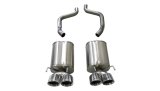Corsa 2005-2007 Chevrolet Corvette (C6) 6.0L/6.2L Polished Sport Axle-Back Exhaust w/4.5in Tips thumbnail 2