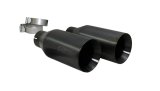 Corsa 2019-2024 Ram 1500 5.7L Crew Cab w/ 57in or 76in Bed Cat-Back Dual Rr Exit 5in Gun Metal Tips thumbnail 1