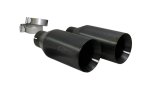 Corsa 2019-2024 Ram 1500 5.7L Crew Cab w/ 57in or 76in Bed Cat-Back Dual Rr Exit 5in Gun Metal Tips thumbnail 2