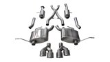 Corsa 2014-2021 Jeep Grand Cherokee Summit Edition Polished 2.5in Dual Rear Exit Cat-Back Exhaust thumbnail 2