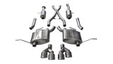Corsa 2014-2021 Jeep Grand Cherokee Summit Edition Polished 2.5in Dual Rear Exit Cat-Back Exhaust thumbnail 3