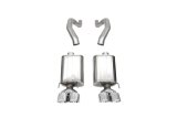 Corsa 06-13 Chevy Corvette C6 Z06 7.0L / 09-13 ZR1 6.2L Polished Axle-Back Exhaust w/4.5in Twin Tips thumbnail 1
