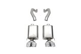 Corsa 06-13 Chevy Corvette C6 Z06 7.0L / 09-13 ZR1 6.2L Polished Axle-Back Exhaust w/4.5in Twin Tips thumbnail 2