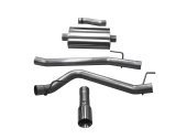 Corsa 2020-2025 Jeep Gladiator JT 3.6L Single Side Exit Cat-Back Exhaust w/ Single 4in Polished Tip thumbnail 2