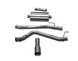 Corsa 2020-2025 Jeep Gladiator JT 3.6L Single Side Exit Cat-Back Exhaust w/ Single 4in Polished Tip thumbnail 4