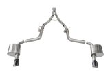 Corsa 2015-2023 Charger SRT/Hellcat/Redeye 2.75in Valved Catback DRE w/ Single 4.5in Blk PVD Tips thumbnail 1