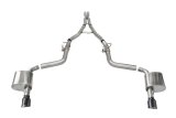 Corsa 2015-2023 Charger SRT/Hellcat/Redeye 2.75in Valved Catback DRE w/ Single 4.5in Blk PVD Tips thumbnail 2