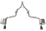 Corsa 2015-2023 Charger SRT/Hellcat/Redeye 2.75in Valved Catback DRE w/ Single 4.5in Blk PVD Tips thumbnail 7