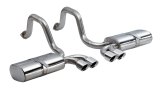Corsa 1997-2004 Chevrolet Corvette C5 Z06 5.7L V8 Polished Sport Axle-Back Exhaust thumbnail 3