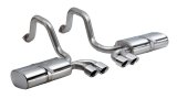 Corsa 1997-2004 Chevrolet Corvette C5 Z06 5.7L V8 Polished Sport Axle-Back Exhaust thumbnail 4
