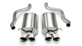 Corsa 2005-2007 Chevrolet Corvette C6 6.0L V8 Polished Sport Axle-Back Exhaust thumbnail 2
