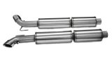 Corsa 2003-06 Dodge Viper 8.3L Polished Sport Cat-Back Exhaust (2.5in Inlet for Use w/ Stock Conv.) thumbnail 1
