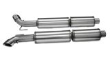 Corsa 2003-06 Dodge Viper 8.3L Polished Sport Cat-Back Exhaust (2.5in Inlet for Use w/ Stock Conv.) thumbnail 4