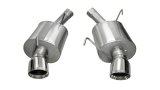 Corsa 2005-2010 Ford Mustang Shelby GT500 5.4L V8 Polished Sport Axle-Back Exhaust thumbnail 1
