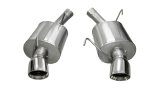Corsa 2005-2010 Ford Mustang Shelby GT500 5.4L V8 Polished Sport Axle-Back Exhaust thumbnail 2