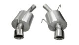 Corsa 2005-2010 Ford Mustang Shelby GT500 5.4L V8 Polished Sport Axle-Back Exhaust thumbnail 3