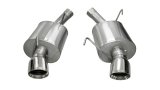 Corsa 2005-2010 Ford Mustang Shelby GT500 5.4L V8 Polished Sport Axle-Back Exhaust thumbnail 4