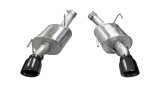 Corsa 2005-2010 Ford Mustang Shelby GT500 5.4L V8 Black Xtreme Axle-Back Exhaust thumbnail 1