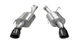 Corsa 2005-2010 Ford Mustang Shelby GT500 5.4L V8 Black Xtreme Axle-Back Exhaust thumbnail 3