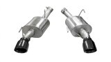 Corsa 2005-2010 Ford Mustang Shelby GT500 5.4L V8 Black Xtreme Axle-Back Exhaust thumbnail 4