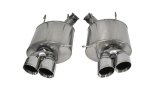 Corsa 2013-2014 Ford Mustang Shelby GT500 5.8L V8 Polished Sport Axle-Back Exhaust thumbnail 2