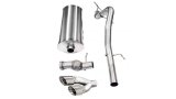 Corsa 2011-2014 Cadillac Escalade 6.2L V8 Polished Sport Cat-Back Exhaust thumbnail 1