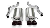Corsa 2005-2007 Chevrolet Corvette C6 6.0L V8 Black Sport Axle-Back Exhaust thumbnail 1