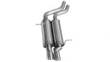 Corsa 2001-2006 BMW 325i/ci Convertible E46 Polished Sport Axle-Back Exhaust thumbnail 3