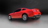 Corsa 2011-2014 Ford Mustang 3.7L V6 Black Sport Axle-Back Dual Rear Exhaust thumbnail 3