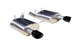 Corsa 2011-2014 Ford Mustang 3.7L V6 Black Sport Axle-Back Dual Rear Exhaust thumbnail 6