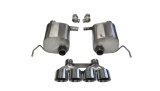 Corsa 2014-2019 Corvette C7 Coupe 6.2L V8 AT/MT 2.75in Valve-Back Dual Rear Exit Polished Xtreme Exh thumbnail 2