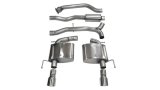 Corsa 2013-2019 Cadillac ATS Sedan 2.0L A/T Polished Sport Dual Rear Cat-Back Exhaust thumbnail 2